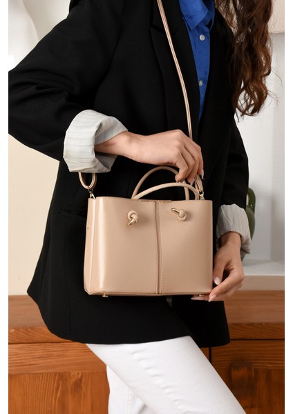 Kadın 3 Bölmeli Kaliteli Şık Çanta Omuzdan Asmalı Elden Tutmalı Askılı fiyatları
