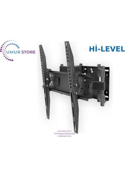 Hi Level 43" UHT750 4K Ultra Hd Smart 42-65 Inç Hareketli LCD LED Tv Duvar Askı Aparatı