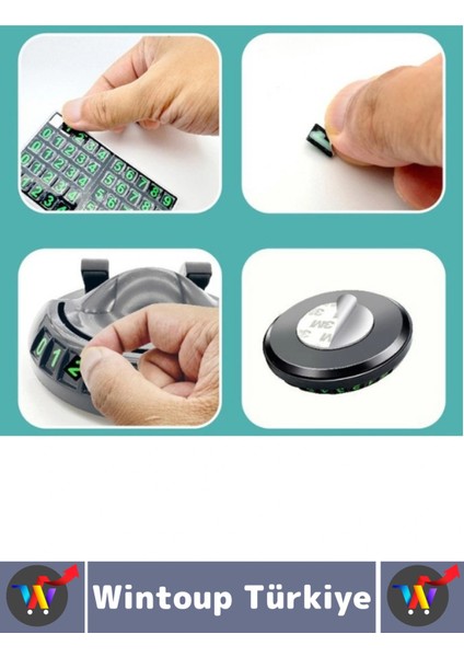 Premium Güçlü Tutuş Oto Organizer 360° Dönebilen Yapışkanlı Numaratörlü Araç Içi Telefon Tutucu fırsatları