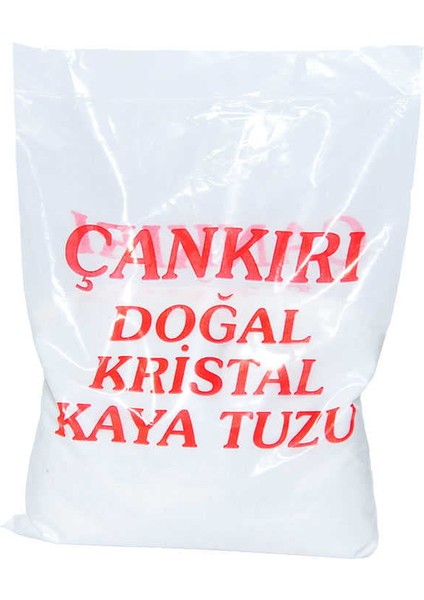 Yemeklik Doğal Kristal Kaya Tuzu Öğütülmüş Çankırı Beyaz 1000 gr