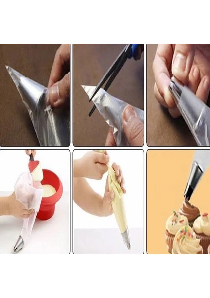 Krema Sıkma Seti 10 Parça modelleri