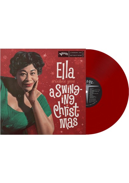 Ella Fitzgerald / Ella Wishes You A Swinging Christmas (Ruby Red Vinyl) (Plak)