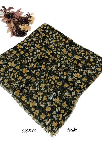 5598 Flamlı Pamuk Eşarp