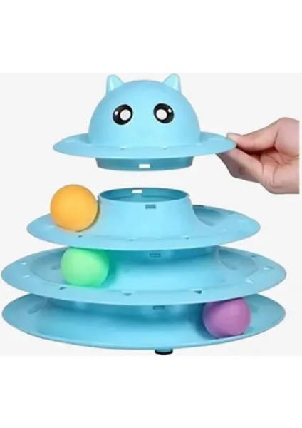 Petzoom Kedi Başlıklı 3 Katlı Kedi Oyuncağı indirimleri