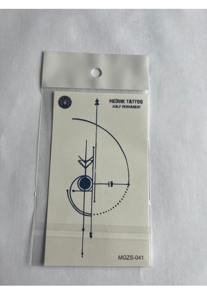 Çizgisel 11X8 cm Yarı Kalıcı Geçici Dövme Yapıştırma Dövme
