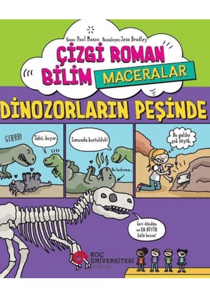 Çizgi Roman Bilim Maceralar - Dinozorların Peşinde