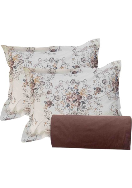 Çift Kişilik Lastikli ÇARŞAF(180*200*30) 2 Adet Volanlı Yastık Kılıfı