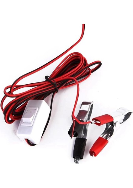 Seyyar Kablolu LED Ampul- Akü Takviye Maşalı 1.8 Metre Kablolu- 12VOLT 5WATT Beyaz LED Ampul fırsatları