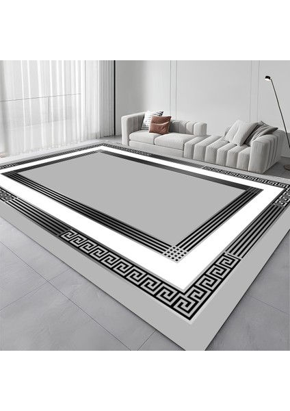 Şık ve Kaymaz Yolluk, Yıkanabilir, Gri, Koridor, Mutfak ve Salon Için Ideal Halı. modelleri