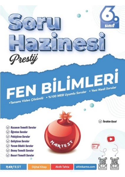 Nartest 6.sınıf Prestij Fen Bilimleri Soru Hazinesi
