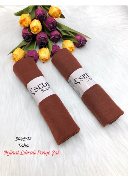 3045 Lüks Likralı Penye Şal