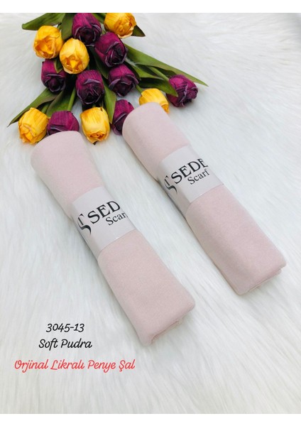 3045 Lüks Likralı Penye Şal