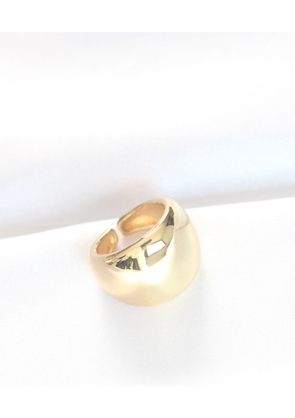 Gold Renk Ayarlanabilir Bombeli Ayna Yüzük fiyatları