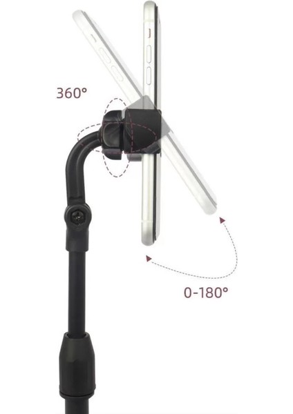 Masa Üstü Tablet ve Telefon Tutucu Plastik Aparat Siyah Telefon Standı (4172) indirimleri