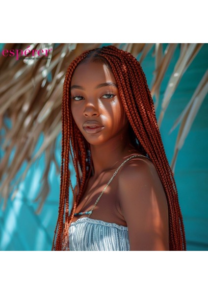 Sentetik Örgülük Saç Esperer 100 Gr. / Açık Kızıl