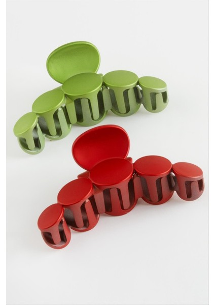 Yuvarlak Mat Renkli Mandal Toka 10 cm