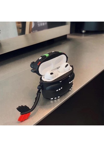 Airpods Pro 3. Nesil Uyumlu Night-Fury Tasarımlı Karakter Silikon Koruma Kılıf ( 2025 ) fiyatları