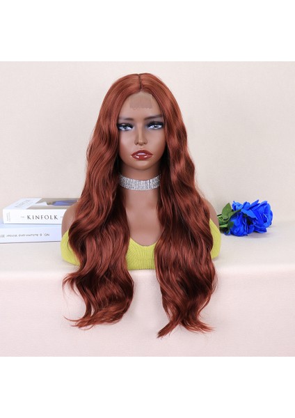 Koyu Bakır Tül Peruk