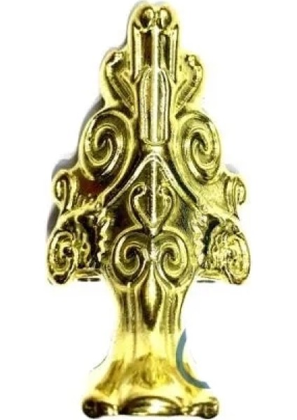 Lükens Sandık Ayağı, Kutu Ayak 4 cm - Sarı, 50 Adet