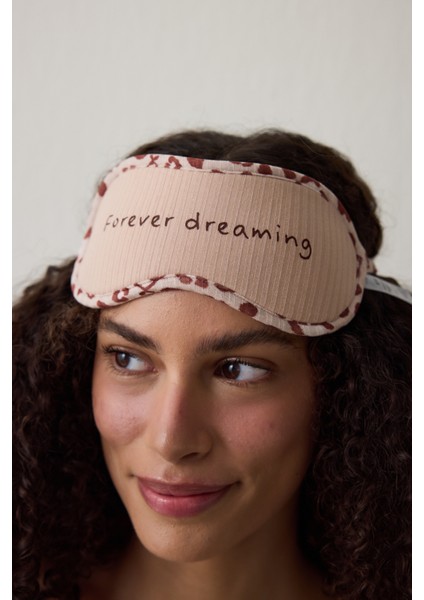 Bej Dreaming Uyku Gözlüğü