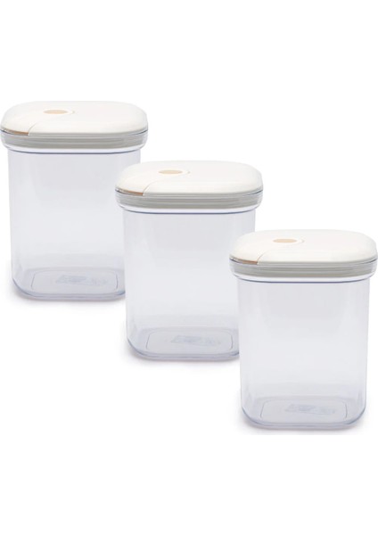 Pull Box Kavanoz 1l 3’lü Set