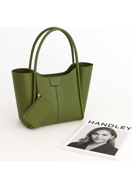 Lüks Büyük Kapasiteli Suni Deri Omuz Çantası