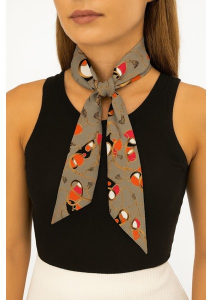 Lüks Şık Tasarımlı Fular 90 cm