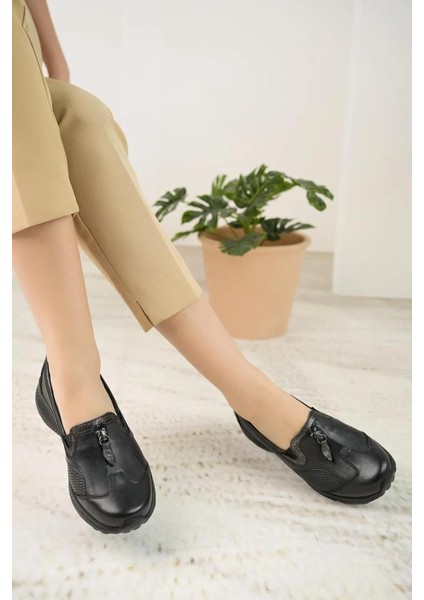 024 Orto Pedik Günlük Kadın Deri Ayakkabı fiyatları