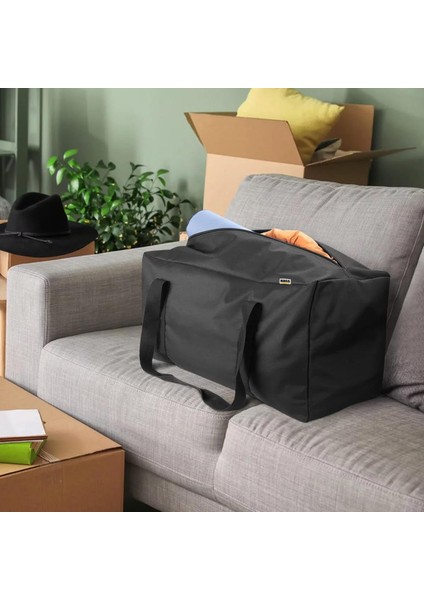 Taşıma Çantası, Fermuarlı Dayanıklı Seyahat Spor, Kamp Malzemeleri Saklama Çantası, Hurç, Valiz, 70L Orta Boy - Siyah fırsatları