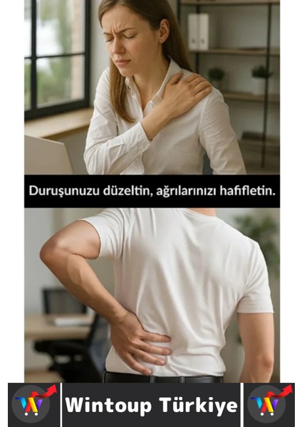Ofis Masabaşı Öğrenci Spor Sırt Ağrısı Duruş Bozukluğu Postür Ayarlanabilir Kemer Dik Duruş Korsesi modelleri