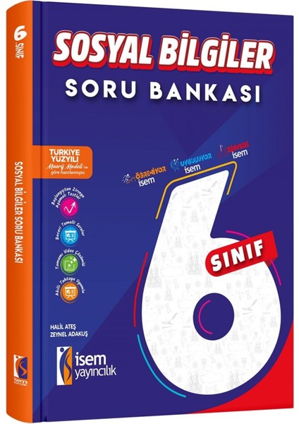 Isem Yayıncılık 6. Sınıf Sosyal Bilgiler Soru Bankası