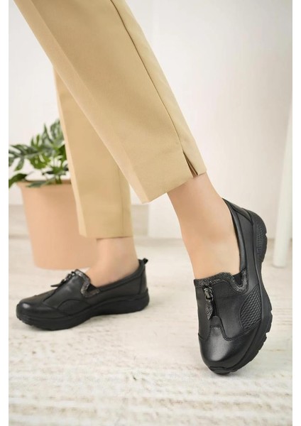 024 Orto Pedik Günlük Kadın Deri Ayakkabı modelleri