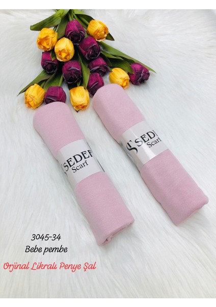 3045 Lüks Likralı Penye Şal