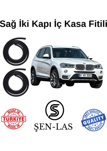 Bmw X3 F25 (2010-2017) Şen-Las Kadifeli Sağ Ön ve Arka Fitili ŞL33409