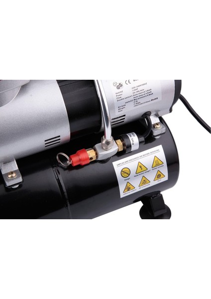 AS-196 Airbrush Mini Kompresör Lufttank/basınçlı/6 Bar/auto Stop 186W fırsatları
