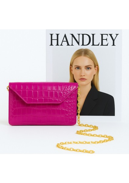Lüks Kroko Desenli Zincir Askılı Çift Gözlü Omuz Çantası fiyatları
