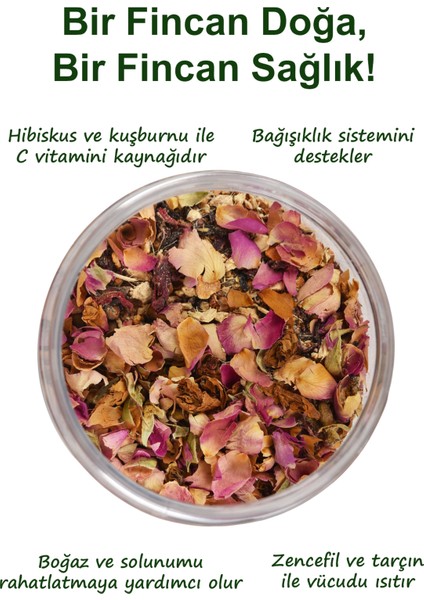 Kış Çayı | Gül, Hibiskus, Zencefil, Karanfil, Tarçın ve Karışık Bitkiler 300 gr Ottoman Tea fiyatları