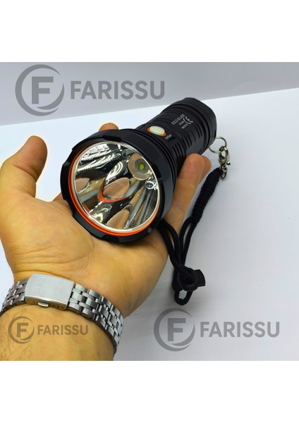 Gold Sılver GS-5000 6800MAH Bataryalı, Uzun Ömürlü, Şarjlı El Feneri fırsatları