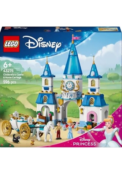 ǀ Sindirella’nın Şatosu ve At Arabası 43275-6 Yaş ve Üzeri Prenses Seven Çocuklar Için Yaratıcı Oyuncak Yapım Seti, Doğum Günü Hediyesi (596 Parça) fiyatları
