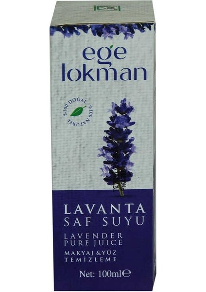 Doğal Lavanta Saf Suyu Makyaj ve Yüz Temizleme 100 ml Spreyli Cam Şişe fiyatları