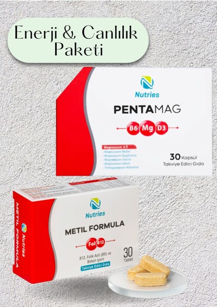Enerji & Canlılık Paketi – Zihinsel ve Fiziksel Performans Desteği