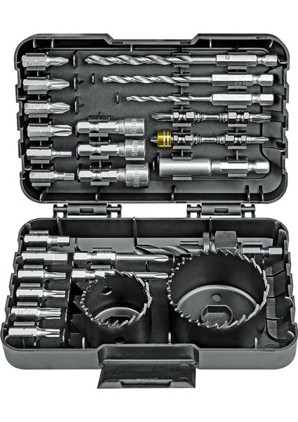 KA1500 26 Parça Profesyonel Delme/vidalama/panç Seti