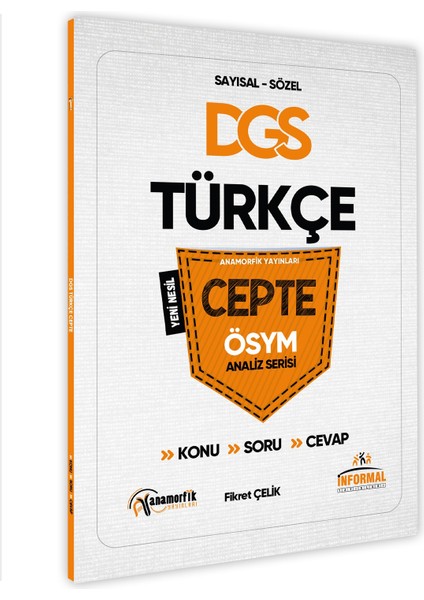 2025 DGS Türkçe Cepte Konu-Soru-Konu-Cevap ÖSYM Analiz Serisi