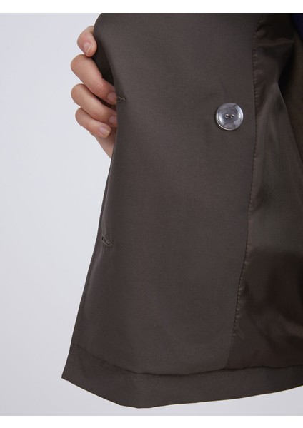 Yeni Sezon Kruvaze Yaka Oversize Kadın Trençkot modelleri