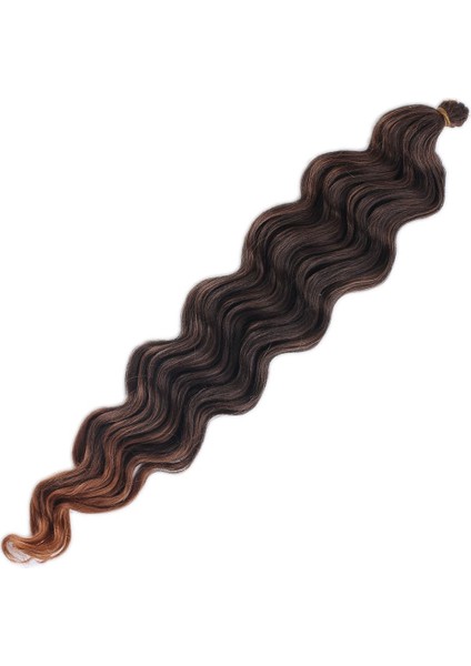 Su Dalgası Saç / Siyah Bakır Ombreli