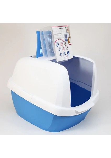 Imac Maddy Junior Üstü Açılır Kapalı Kedi Tuvaleti Mavi 57X43X41 cm