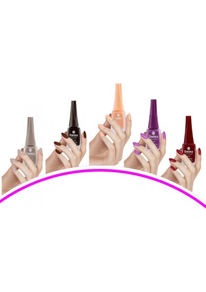 5 Adet Keratinli Besleyici Oje 14 ml Set4