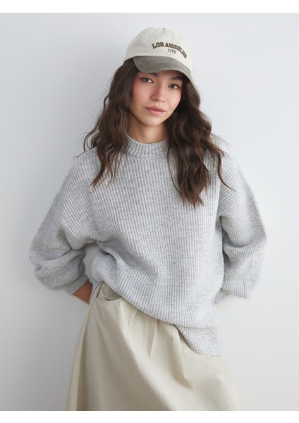 Yeni Sezon Dik Yaka Kadın Triko Kazak