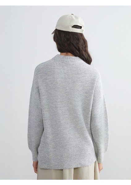 Yeni Sezon Dik Yaka Kadın Triko Kazak fırsatları