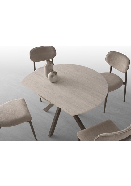 Nova T Yuvarlak Açılır Mutfak Masa Sandalye Takımı 70X120CM fiyatları